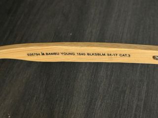 Gafas de sol polarizadas de bambú