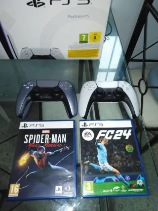 PS5 Slim 1TB con Lector + 2 Mandos