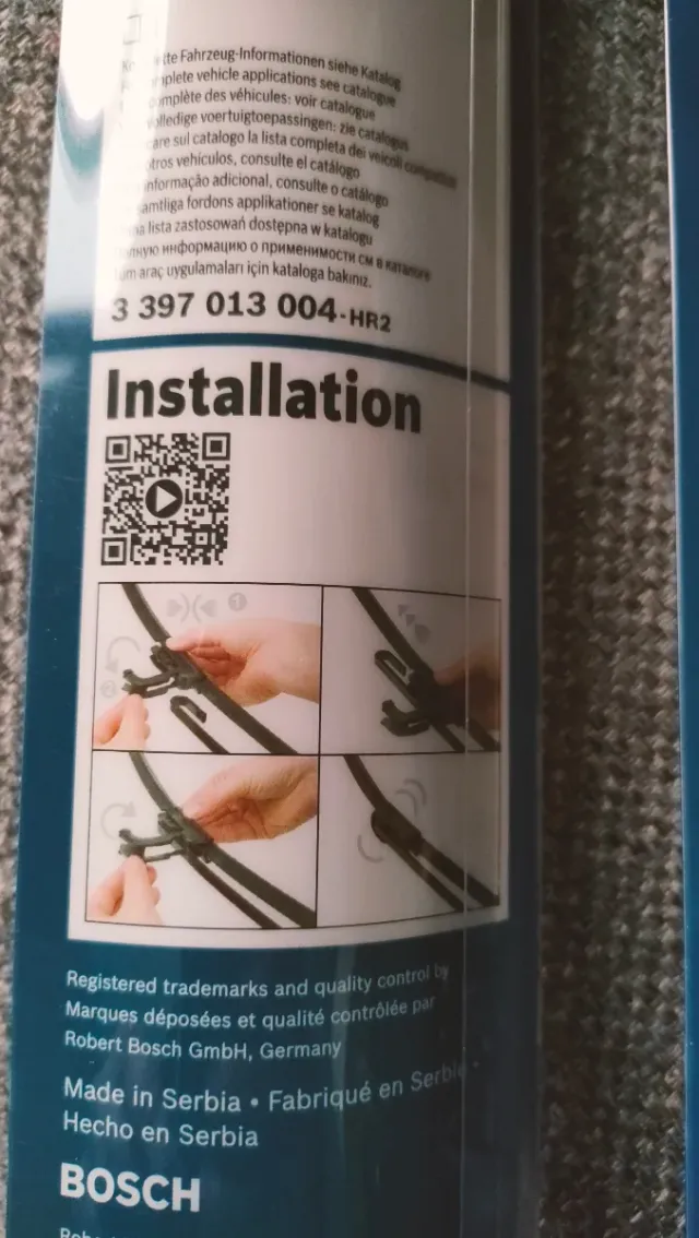 Escobillas limpiaparabrisas Bosch Endurance E21