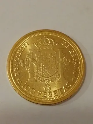 Moneda 100 Pesetas Alfonso XIII Oro Proof