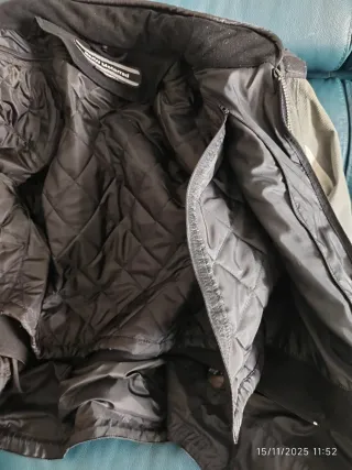 Chaqueta Moto Negra y Gris Talla L