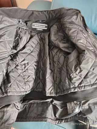 Chaqueta Moto Negra y Gris Talla L