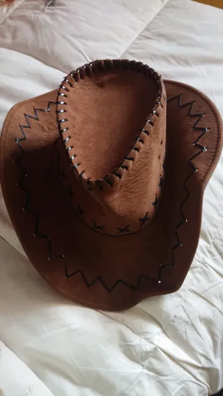 Sombrero vaquero marrón