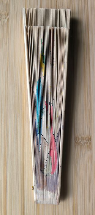 Abanico El Principito pintado a mano