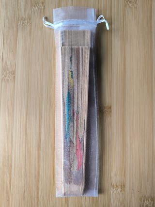 Abanico El Principito pintado a mano