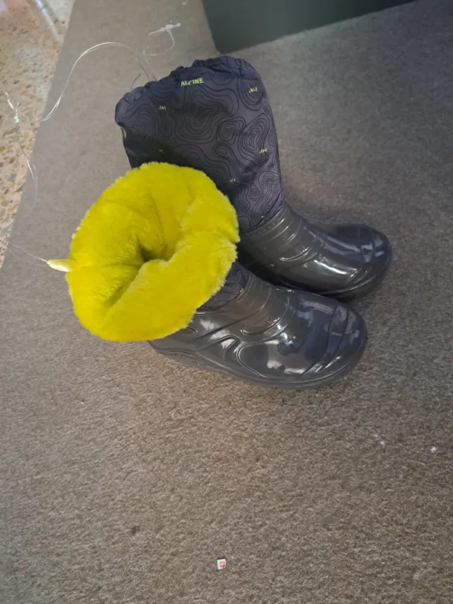 Botas de agua infantiles forradas