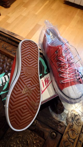 Zapatillas Mustang rojas mujer talla 38