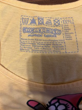 Camiseta sin mangas con estampado mujer