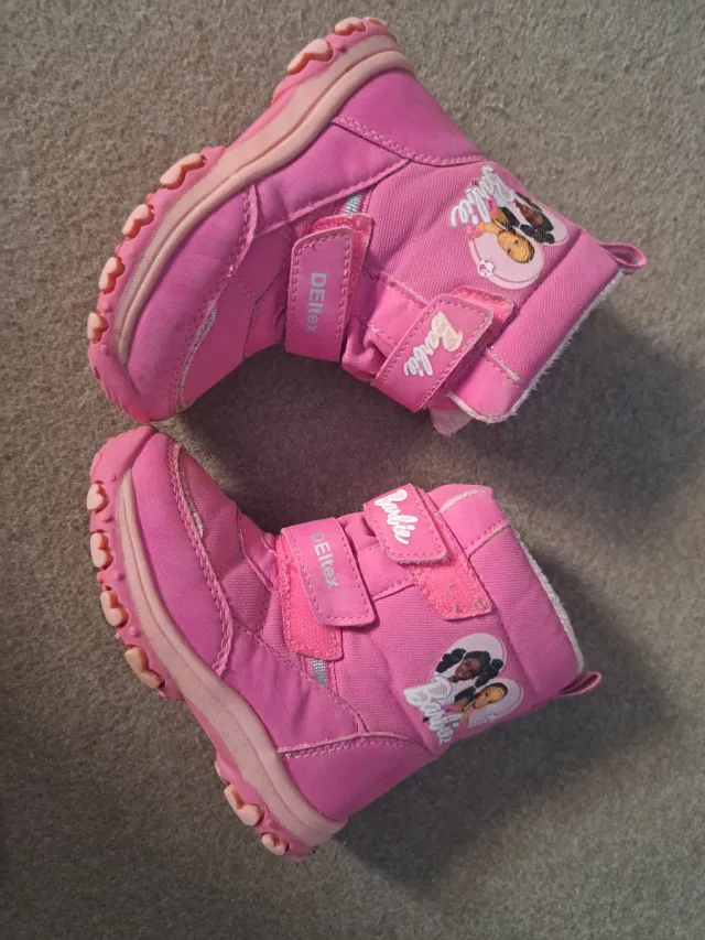 Botas Barbie Niña Rosas
