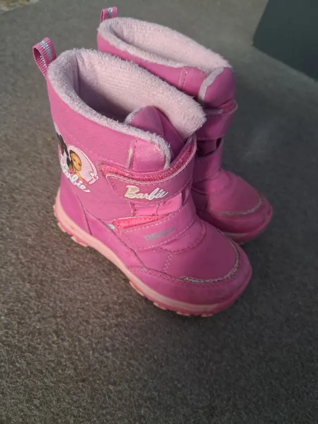Botas Barbie Niña Rosas