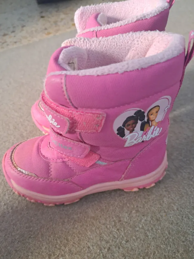 Botas Barbie Niña Rosas