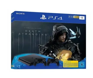 PS4 Slim 1TB Negra, con juego incluido y caja orig