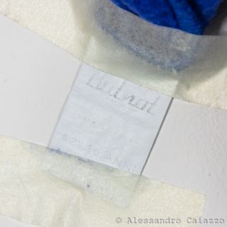 Felpa Butnot Zip Cappuccio Blu Maxi Stampa Grafica