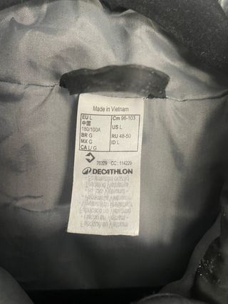 Cazadora acolchada negra