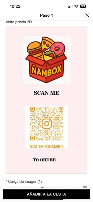 ÑamBox, comida para recoger y a domicilio