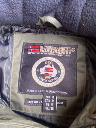 Anorak Geographical Norway Talla M