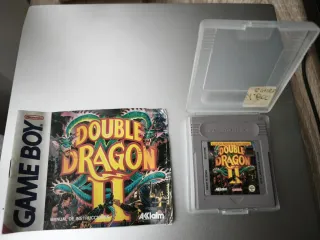 Double Dragon II Game Boy Manual y Cartucho