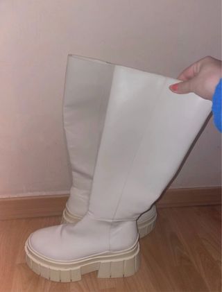 Botas altas blancas plataforma
