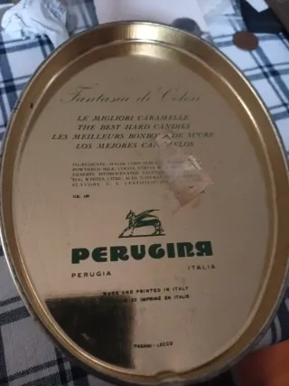 Scatola vintage Perugina floreale