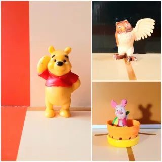 3 Figuras de Winnie the Pooh - Disney