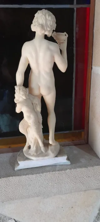 Estatua Dionisio Griego Mármol