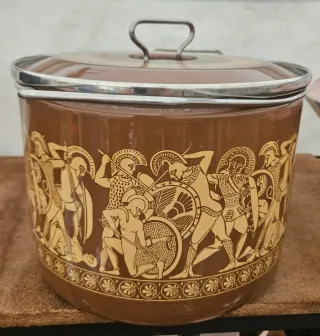 Pentola Smaltata Siltal Disegnata da Carla Agnelli