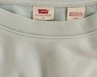 Sudadera Levi's mujer azul claro