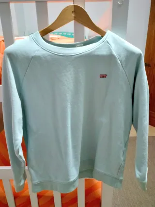 Sudadera Levi's mujer azul claro