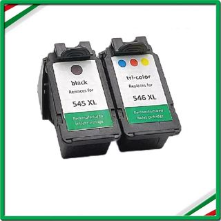 Cartucce per Canon PG-545XL + 546XL compatibili
