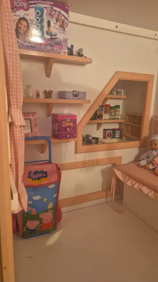 Cama litera casita VTV