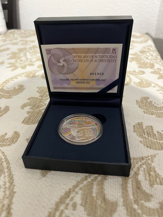 Moneda 10 Euro Equipo Olímpico Español 2024