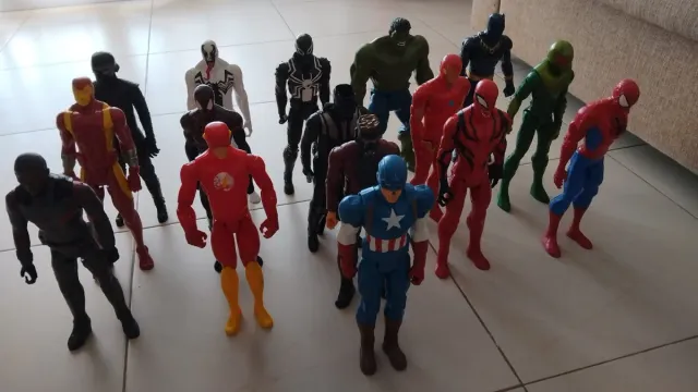 Lote Figuras Acción Superhéroes