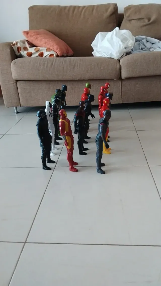 Lote Figuras Acción Superhéroes