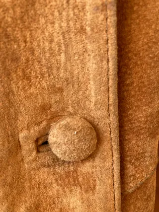 Abrigo vintage ante marrón