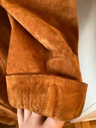 Abrigo vintage ante marrón