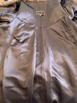 Abrigo vintage ante marrón