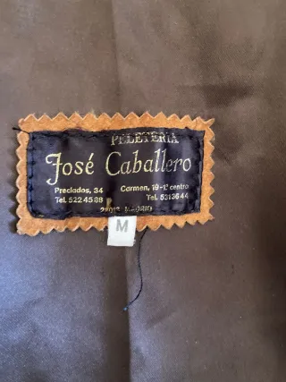 Abrigo vintage ante marrón