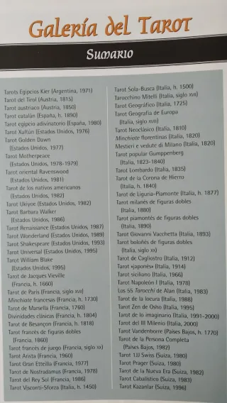 Colección El Arte del Tarot (2 Tomos) + 22 barajas