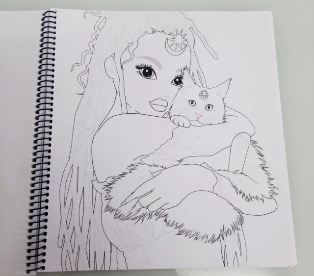 Cuaderno de dibujo "TOPModel Kitty"