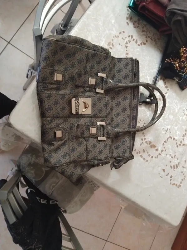 Borsa Guess Beige/Marrone