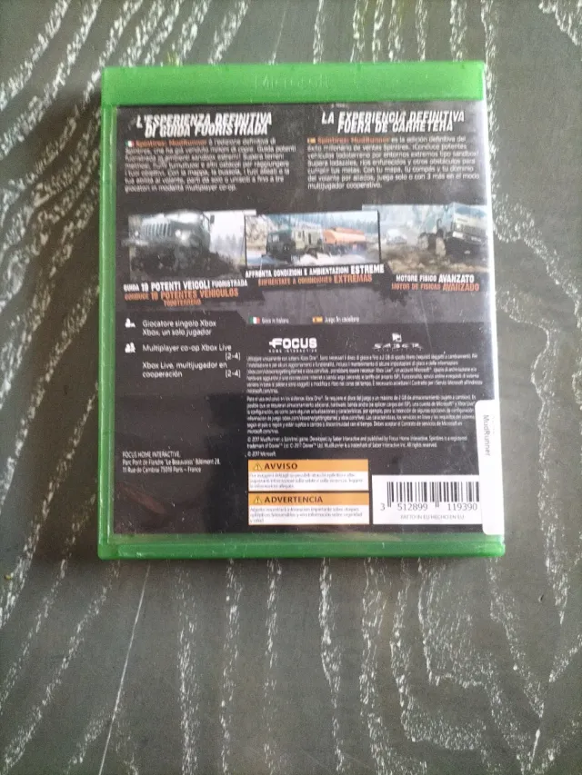 Xbox One Mud Runner Juego