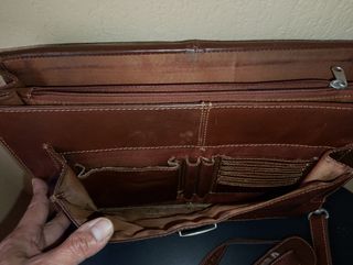 Maletín Piel Vintage Marrón