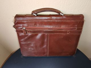 Maletín Piel Vintage Marrón