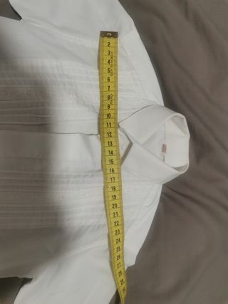 Camisa traje campero niño/bebé blanca