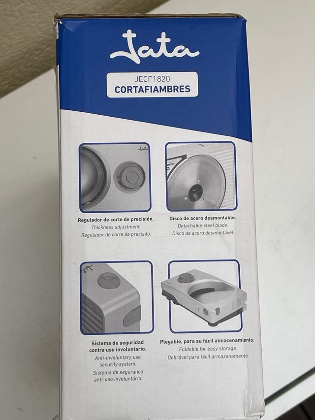Corta fiambres Jata 17cm 120W