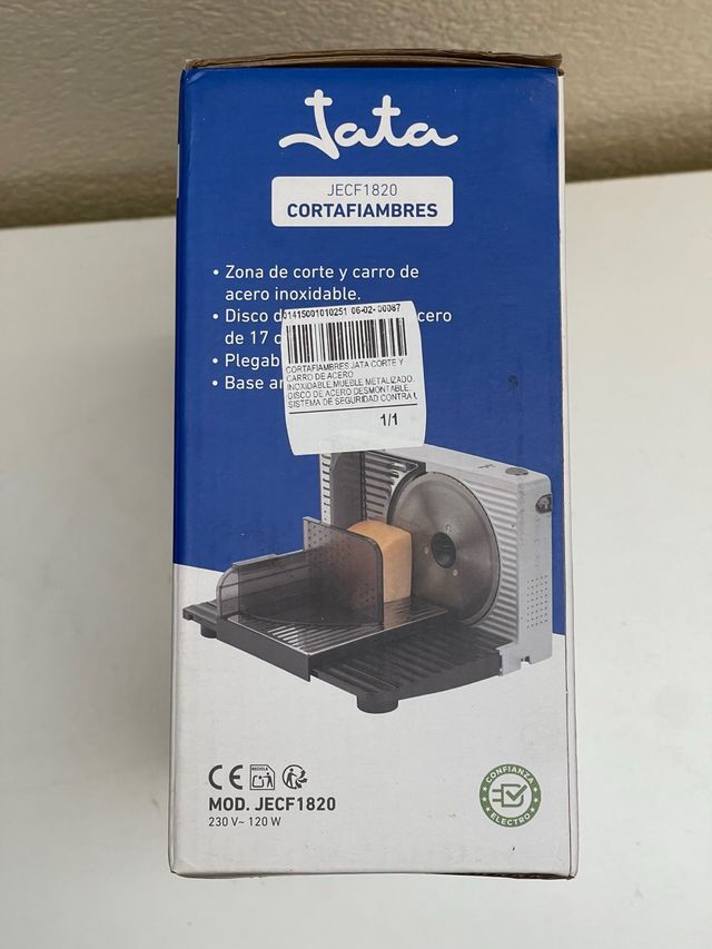 Corta fiambres Jata 17cm 120W