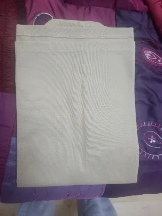 Polo Lacoste Mujer Talla 36 Beige