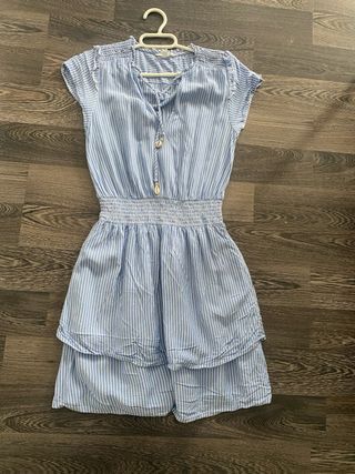 Vestido Verano Rayas Azul y Blanco