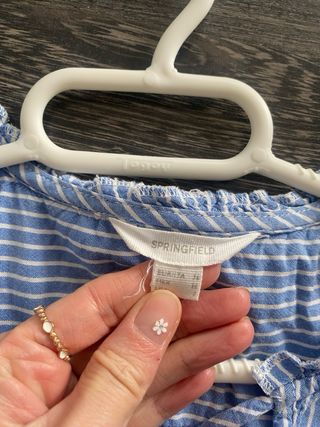 Vestido Verano Rayas Azul y Blanco