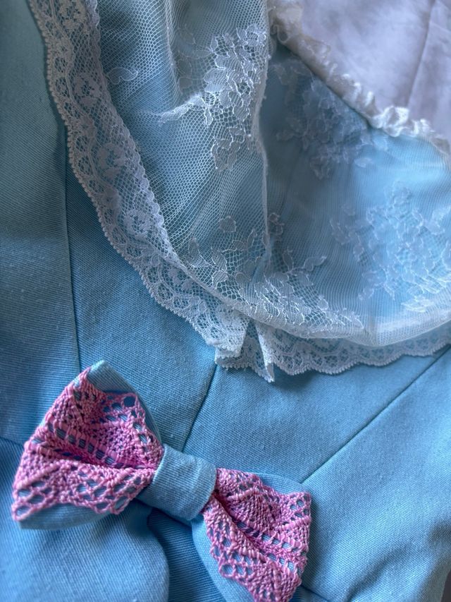 Corpiño Niña Fallera Azul